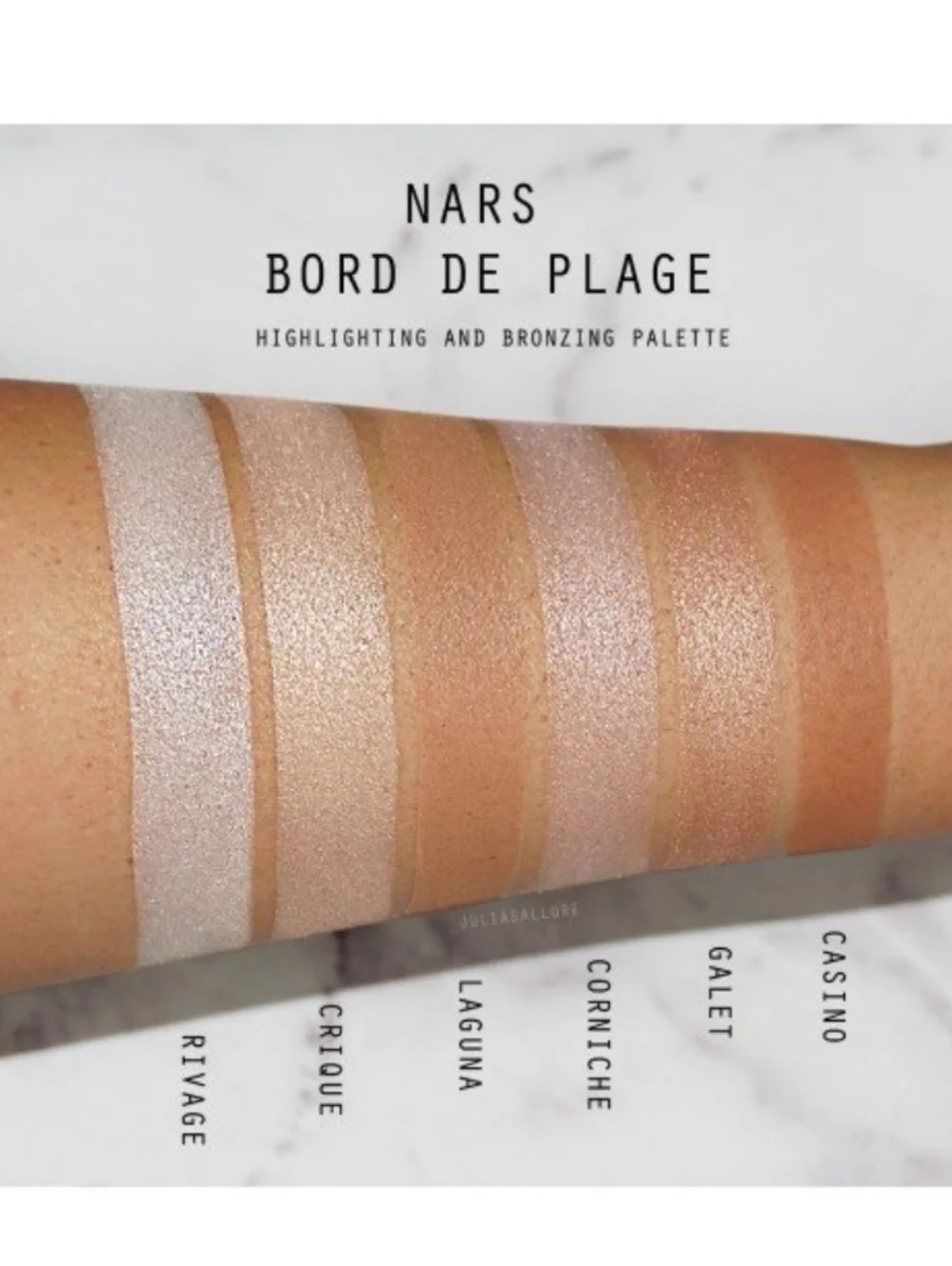NEW NARS Bord De Plage Highlighting And Bronzing Palette 6 Shades